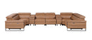 1246 - 8-Piece U-Shaped Modular Power Reclining Sectional With 4 Power Recliners And Power Headrest