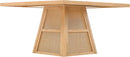 Fenwick - Cane Oak Veneer And Solid Wood Dining Table