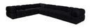 Orin - L-Shaped Velvet 6 Piece Modular Sectional