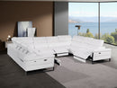 1246 - 8-Piece U-Shaped Modular Power Reclining Sectional With 4 Power Recliners And Power Headrests