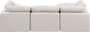 Indulge - Linen 4 Piece Modular Sectional With Chaise