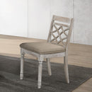 Cillin - Side Chair (Set of 2) - Fabric, Walnut & Antique White