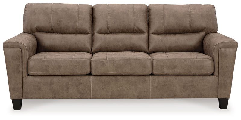 Navi - 3 Pc. - Sofa, Loveseat, Rocker Recliner - Fossil