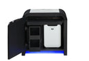 Beckett - Nightstand With LED, Cooler And Speaker - Black / White
