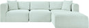 Shaggy - 4 Piece Modular Sectional
