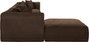Shaggy - 5 Piece Modular Sectional With Ottoman