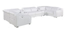 1116 - 8-Piece U-Shaped Sectional Sofa In With 2 Power Recliners & Power Headrests