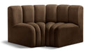 Arc - Velvet 2 Piece Modular Sofa