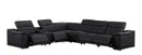2679 - 7-Piece L-Shaped Power Reclining Sectional In Genuine Leather (4 Recliners)