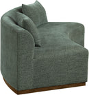 Avanti - 104" Chenille Fabric Upholstered Sofa