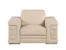 296 - Genuine Leather Living Room Set