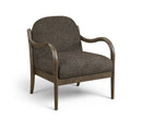 Helmsley - Performance Fabric Upholstered Accent Chair - Brown Frame