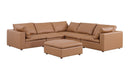 1100 - 6-Piece L-Shaped Sectional (Top-Grain Italian Leather)