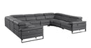 1246 - 8-Piece U-Shaped Modular Power Reclining Sectional With 4 Power Recliners And Power Headrests