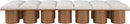 Pavilion - 14 Piece Modular Bench With Brown Base