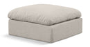 Indulge - Linen Ottoman