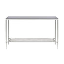 Adelrik - Sofa Table - Glass & Chrome