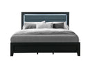 Reid - King Bed With LED - Black