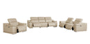9762 - 7-Piece Modular Power Reclining Sofa, Loveseat And Chair Set With 5 Power Recliners In