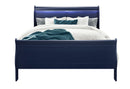 Charlie - 5 Piece Queen Bedroom Set (Bed, Dresser, Mirror, 2 Nightstands) - Blue