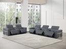 1126 - 8-Piece Modular Power Reclining Sofa & Loveseat Set In With 5 Power Recliners & Power Headrests