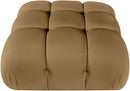 Orin - Velvet Performance Fabric Upholstered Modular Ottoman