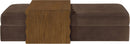 Woodra - Velvet Coffee Table/Ottoman