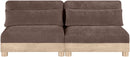 Turin - Chenille Fabric Upholstered Modular Sectional - Brown