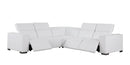 1208 - Leather Reclining Set (Sofa & Loveseat With 4 Power Recliners)