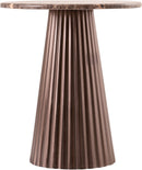 Cindra - Genuine Marble Top And Iron Base Table