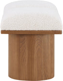 Pavilion - 2 Piece Modular Bench With Brown Base