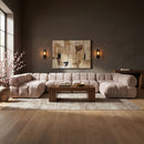 Orin - U-Shaped Velvet 6 Piece Modular Sectional
