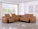 1116 - 6-Piece L-Shaped Sectional Sofa In With 3 Power Recliners & Power Headrests