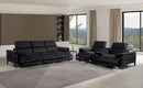 1246 - Modular Power Triple Reclining Sofa And Console Loveseat Set With Power Headrests