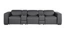 1224 - 5-Piece Modular Power Reclining Sofa In With 3 Power Recliners & Power Headrests