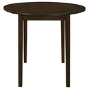 Bucknell - 3 Piece Round Drop Leaf Dining Table Set