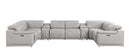2679 - 8-Piece U-Shaped Power Reclining Sectional In Genuine Leather (4 Recliner)