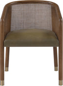 Sylvan - Vegan Leather Dining Chair (Set of 2) - Brown Frame