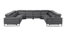 1246 - 8-Piece U-Shaped Modular Power Reclining Sectional With 4 Power Recliners And Power Headrests