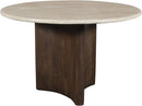 Pietra - Travertine And Mango Wood Dining Table