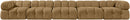 Orin - Fabric Velvet 5 Piece Modular Sofa