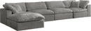 Cozy - 5 Piece Modular Sectional With Chaise