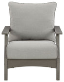 Visola - Lounge Chair w/Cushion (Set of 2) - Gray