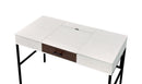Verster - Writing Desk With USB - Natural & Black
