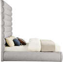 Adam - Boucle Fabric Bed With 89" Headboard