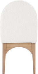 Waldorf - Boucle Dining Side Chair With Natural Legs