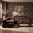 Orin - Velvet Fabric 5 Piece Modular Sectional