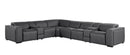 1224 - 8-Piece L-Shaped Sectional Sofa In With 3 Power Recliners & Power Headrests