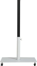 Amalfi - Aluminum Patio Umbrella - White Base / Black Pole