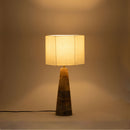 Juniper - Mango Wood Base And Linen Textured Fabric Shade Table Lamp